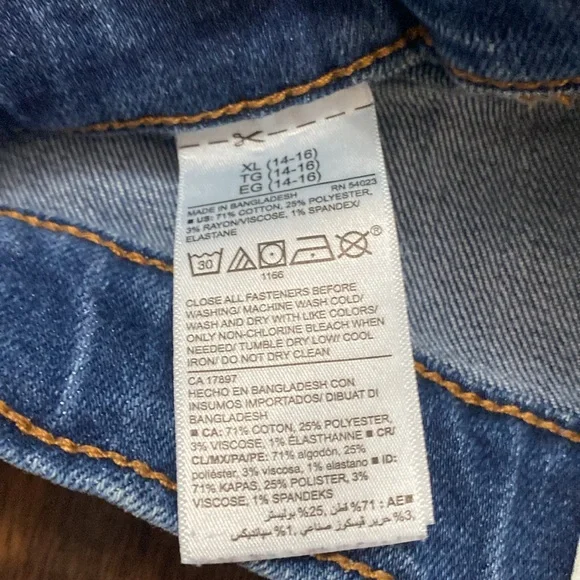 Girls size 14 bundle 2 pair jeggings - Picture 8 of 9